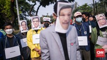 FOTO: BEM SI Gelar Aksi Evaluasi 7 Tahun Jokowi
