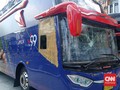 Fakta Bus Arema FC yang Dirusak di Yogya