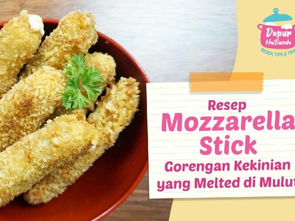 Resep Mozzarella Stick, Gorengan Kekinian yang Melted di Mulut