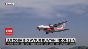 VIDEO: Uji Coba Bio Avtur Buatan Indonesia