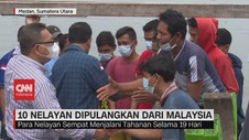 VIDEO: 10 Nelayan yang Ditangkap Malaysia Tiba di Tanah Air