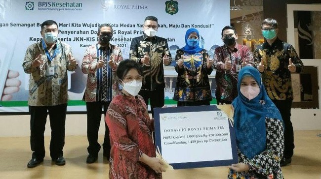 Dengan donasi iuran Program JKN-KIS dari PT Royal Prima ini diharapkan lebih banyak masyarakat yang terbantu dan tetap memiliki jaminan kesehatan.