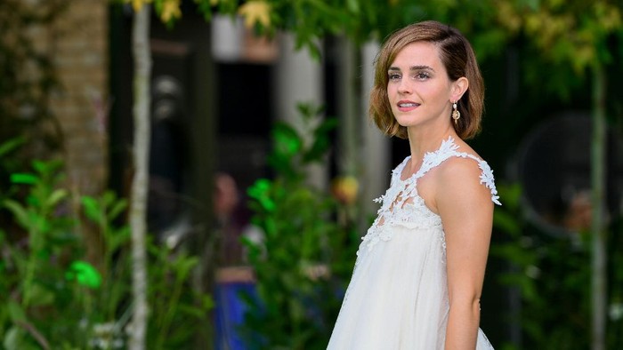 LONDON, ENGLAND - OCTOBER 17:  Emma Watson attends the Earthshot Prize 2021 at Alexandra Palace on October 17, 2021 in London, England. (Photo by Joe Maher/Getty Images)