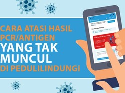 Hasil PCR/Antigen Tak Muncul di PeduliLindungi, Lakukan 4 Cara Ini