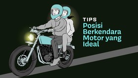 INFOGRAFIS: Posisi Berkendara Motor yang Ideal