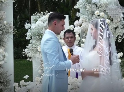 Jessica Iskandar dan Vincent Verhaag Resmi Nikah, El Barack Jadi Pembawa Cincin