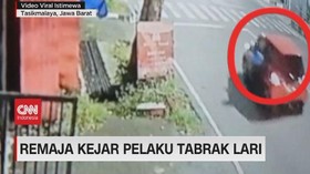 VIDEO: Remaja Kejar Pelaku Tabrak Lari