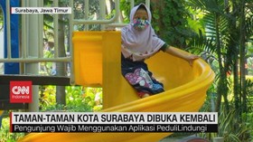 VIDEO: Taman-Taman Kota Surabaya Dibuka Kembali