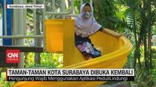 VIDEO: Taman-Taman Kota Surabaya Dibuka Kembali