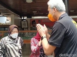 Ganjar Tak Sengaja Bertemu Risma di Makam Bung Karno: Tibake Ono Njenengan