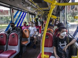 Jakarta PPKM Level 2, Kapasitas MRT-TransJakarta Tetap 100%