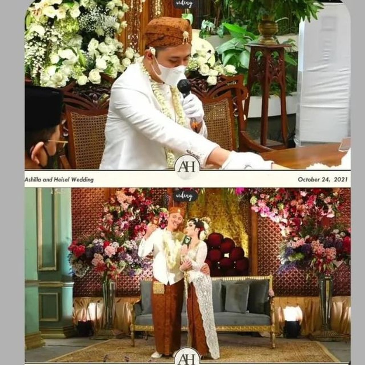 Lama tak terlihat&comma; Ashilla Zee Eks Blink datang membawa kabar bahagia pernikahannya dengan sang kekasih&period; Yuk intip potretnya&excl;