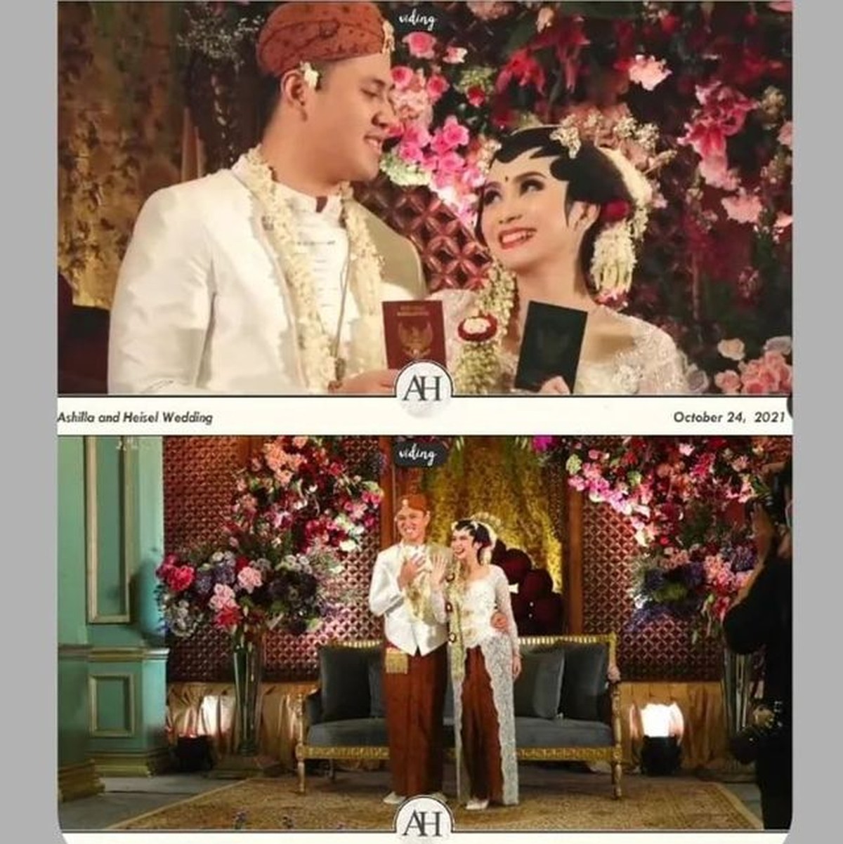 Lama tak terlihat&comma; Ashilla Zee Eks Blink datang membawa kabar bahagia pernikahannya dengan sang kekasih&period; Yuk intip potretnya&excl;