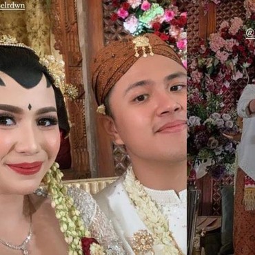 7 Foto Pernikahan Ashilla Zee Eks Blink & Kekasih dengan Konsep Adat Jawa