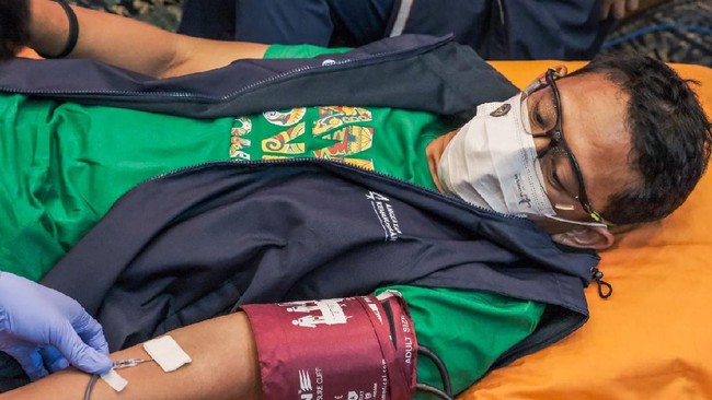 Menparekraf Sandiaga Uno berharap Geber Parekraf Peduli bisa mengamankan persediaan darah sekaligus memulihkan perekonomian di masa pandemi Covid-19.