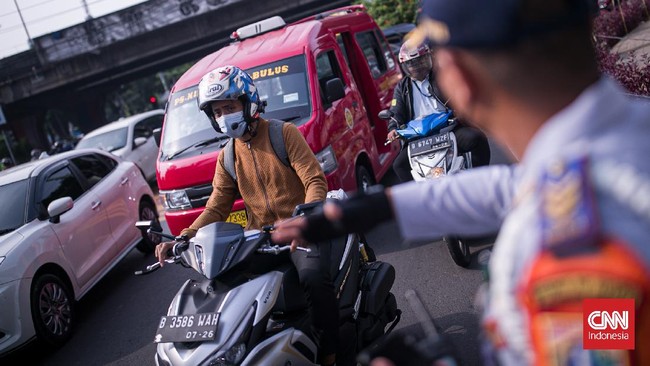 Polri membuka peluang untuk menerapkan kebijakan ganjil genap untuk sepeda motor.