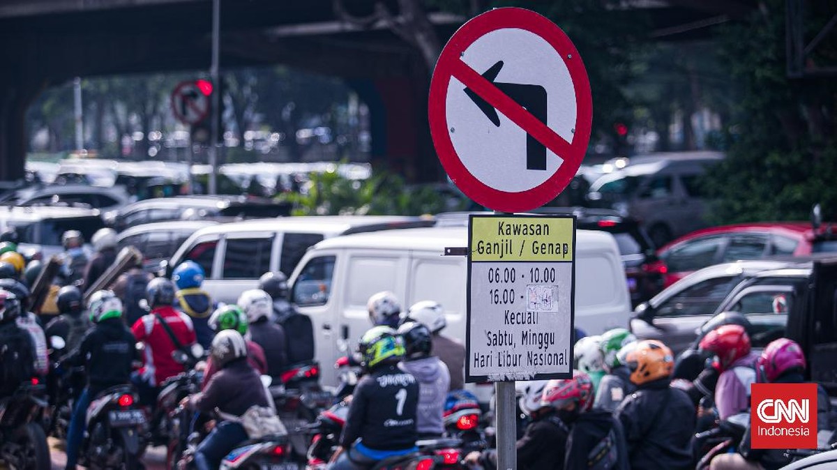 FOTO: Penambahan Ruas Sistem Ganjil Genap di Ibu Kota