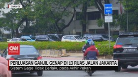 VIDEO: Perluasan Ganjil-Genap di 13 Ruas Jalan Jakarta