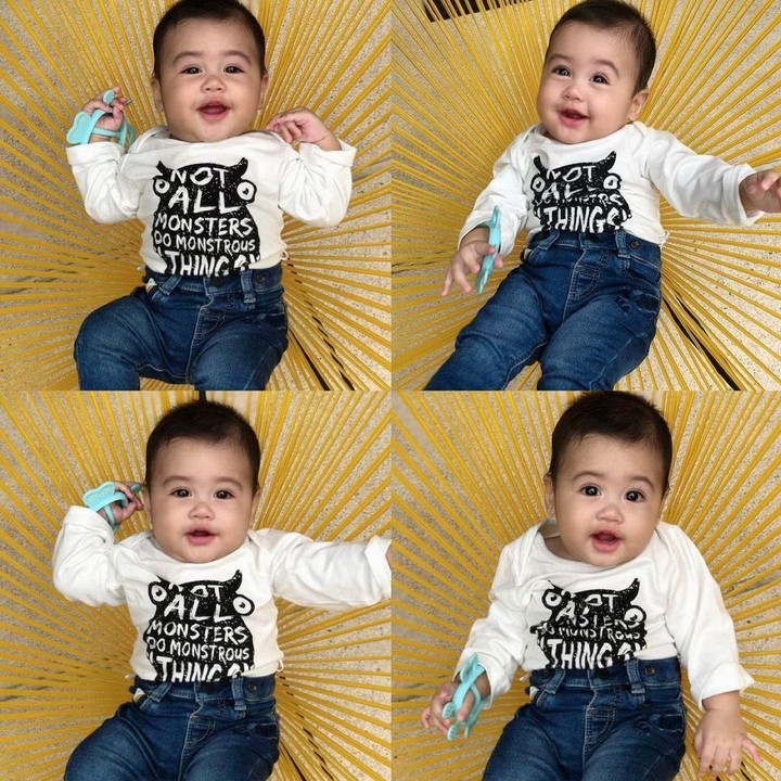 <p>Putra keduanya ini lahir pada 1 Januari 2020 dan diberi nama Kazeem Zhafi Balweel. (Foto: Instagram)</p>