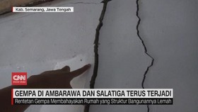 VIDEO: Gempa di Ambarawa dan Salatiga Terus Terjadi