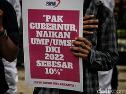 Balada Hitungan UMK 2022 Pakai UU Cipta Kerja yang Ditolak Buruh