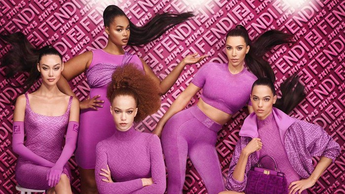 Label Skims Milik Kim Kardashian Resmi Rilis Koleksi Kolaborasi Bersama Fendi, Seperti Apa?