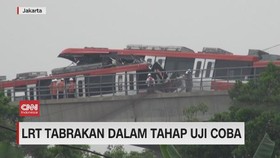 VIDEO: LRT Tabrakan Dalam Tahap Uji Coba