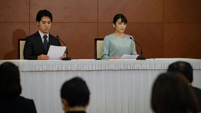 Putri Jepang Mako Resmi Menikah, Copot Gelar Kerajaan Putri Mako dari Jepang dan Kei Komuro resmi menikah tanpa upacara tradisional kekaisaran.