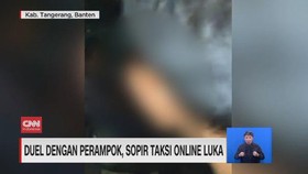 VIDEO: Sopir Taksi Online Duel dengan Perampok