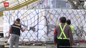 VIDEO: Lagi, 1 Juta Vaksin Sinovac Tiba di Indonesia