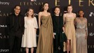 Gaya Angelina Jolie Bareng Anak-anaknya di Karpet Merah Film 'ETERNALS'