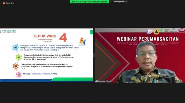 BPJS Kesehatan mendorong peningkatan layanan rumah sakit gigi dan mulut (RSGM) guna memberikan kemudahan bagi peserta yang telah ikut program JKN-KIS.