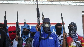 FOTO: Gelagat Gangster Jadi Momok Warga Haiti