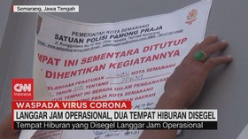 VIDEO: Langgar Jam Operasional, Dua Tempat Hiburan Disegel