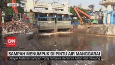 VIDEO: Sampah Kiriman Menumpuk di Pintu Air Manggarai