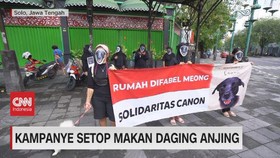 VIDEO: Kampanye Setop Makan Daging Anjing