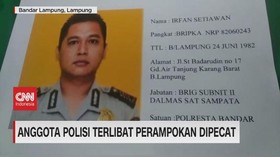VIDEO: Anggota Polisi Terlibat Perampokan Dipecat