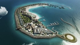 'Sepotong Bali' di Pulau Bulan Sabit Qatar