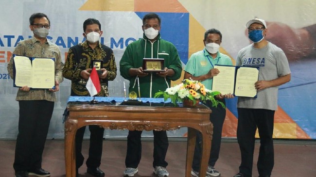 BPJS Kesehatan meresmikan kerja sama dengan Universitas Negeri Surabaya (Unesa) dalam lingkup penyelenggaraan program JKN-KIS, Rabu (27/10).