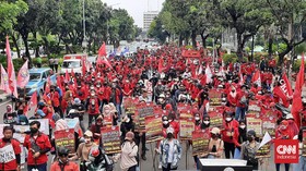 Mau Geruduk Istana, Mahasiswa dari Jakbar Diadang Polisi