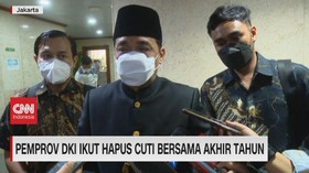 VIDEO: Pemprov DKI Ikut Hapus Cuti Bersama Akhir Tahun