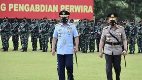 Panglima TNI dan Kapolri Wisuda 982 Prabhatar Akademi TNI-Akpol