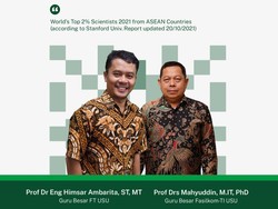 2 Dosen USU Masuk Daftar 2 Persen Ilmuwan Paling Berpengaruh di Dunia