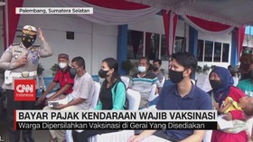 VIDEO: Bayar Pajak Kendaraan Wajib Vaksinasi
