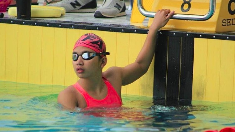 Gabriella Angel, atlet renang