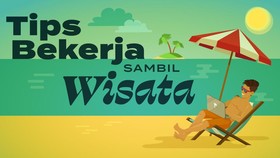 INFOGRAFIS: Tips Bekerja sambil Wisata
