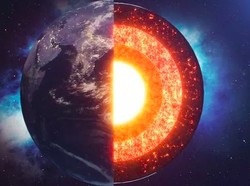 Inti Bumi Mungkin Sembunyikan Gas Rahasia dari Big Bang