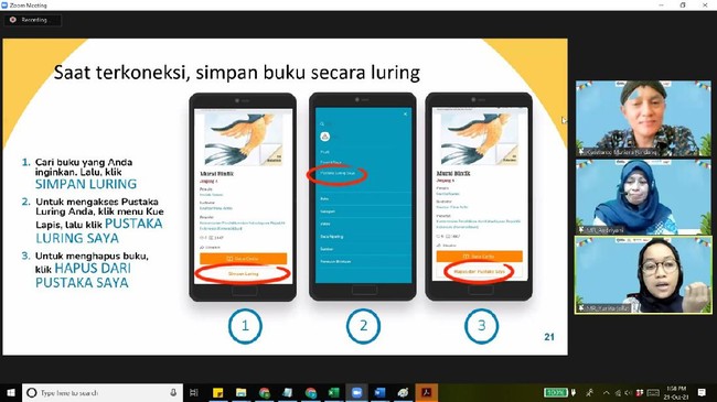 Kemendikbudristek menyebut, selama masa pandemi pendidik, orang tua, dan peserta didik menghadapi tantangan terkait literasi.