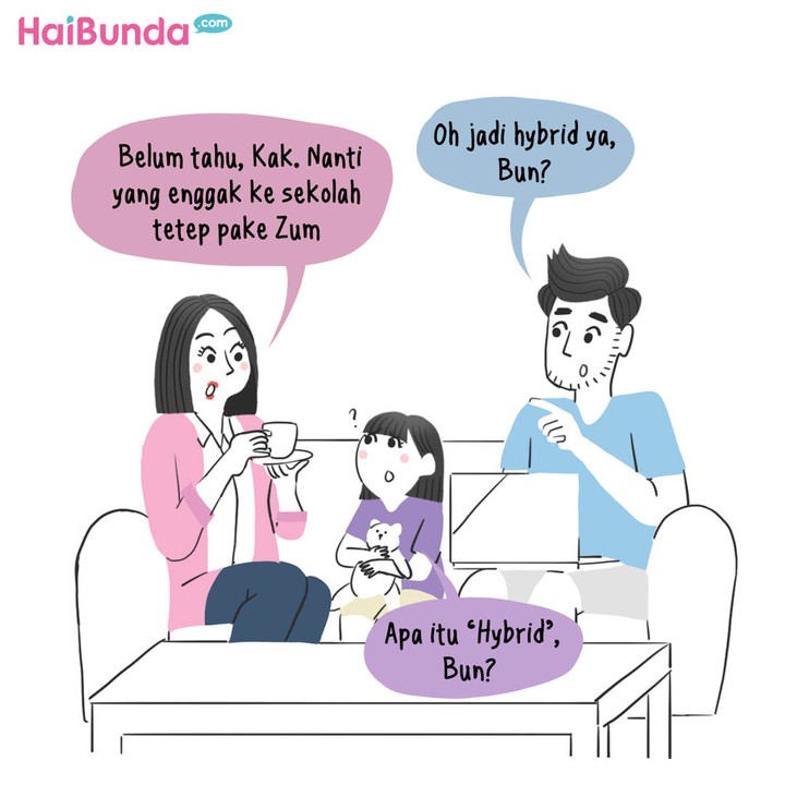 Komik sekolah hybrid