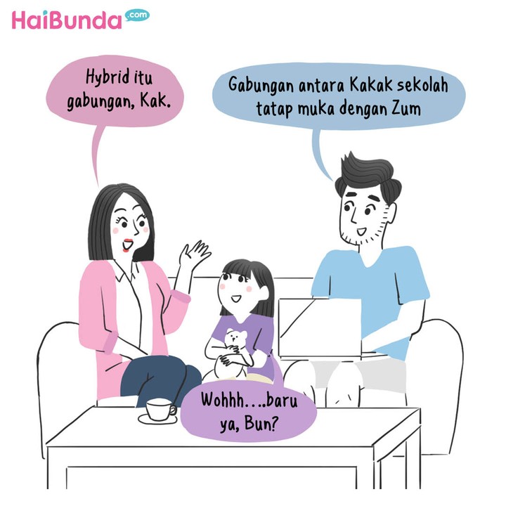 Komik sekolah hybrid